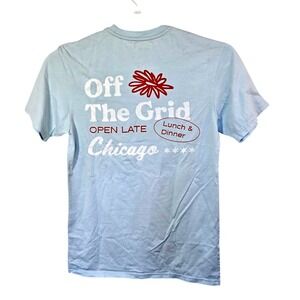 John Summit Off The Grid Records Exclusive Chicago Blue Shirt Men's Small Rare‎